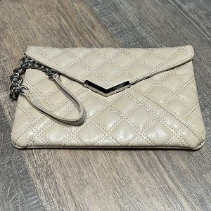 Patent leather clutch